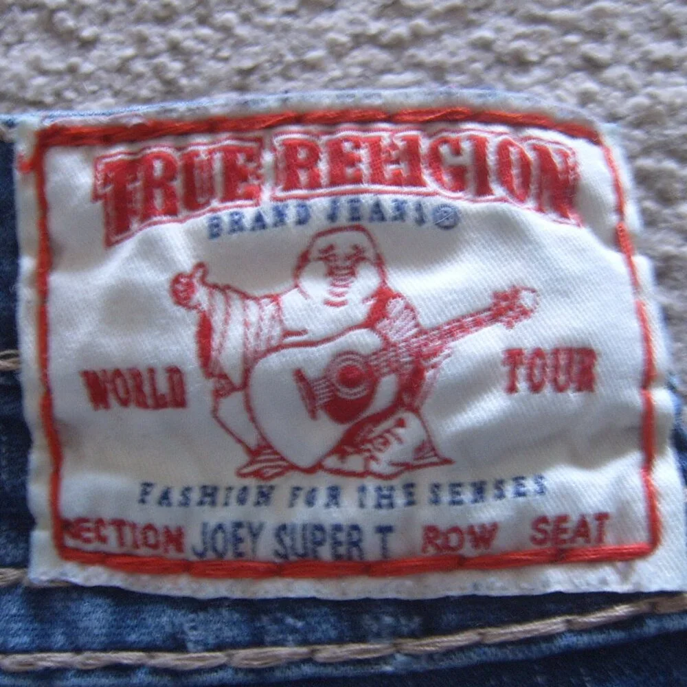 Like New Excellent Condition True Religion Women Super T Jeans sz 26 Made in USA - Picture 5 of 5